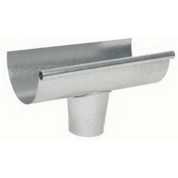 Amerimax Home Products DE2653 5 in. Galvanized Gutter End With Drop Outlet, Amerimax Home Products, Mfr#: 796955
